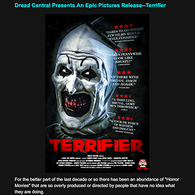 Dread Central Presents An Epic Pictures Release--Terrifier